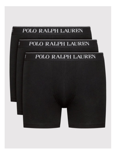 Polo Ralph Lauren Комплект 3 чифта боксерки 714835885002 Черен