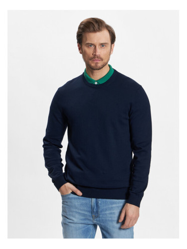 United Colors Of Benetton Пуловер 1098U1I76 Тъмносин Regular Fit