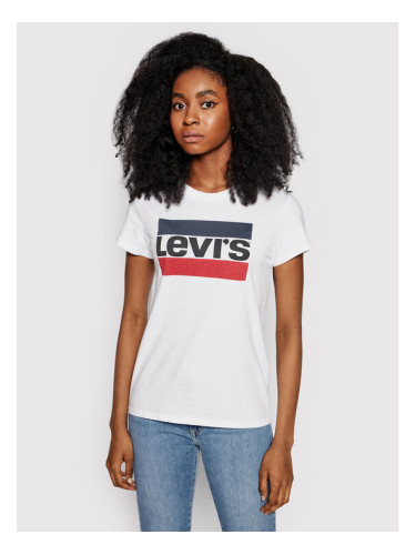 Levi's® Тишърт The Perfect Graphic Tee 17369-0297 Бял Regular Fit