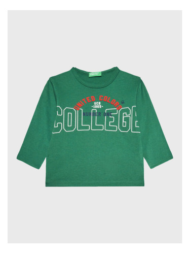 United Colors Of Benetton Блуза 3VR5G106B Зелен Regular Fit