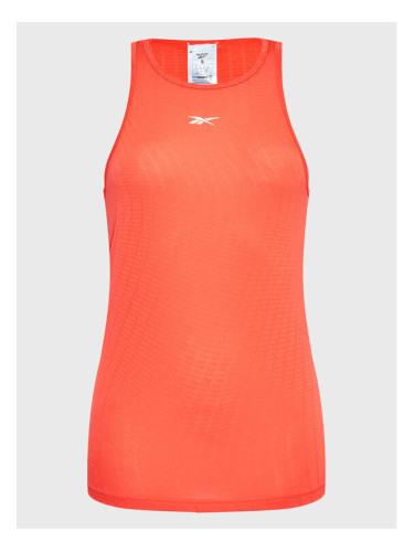 Reebok топ Perforated HH7385 Оранжев Regular Fit