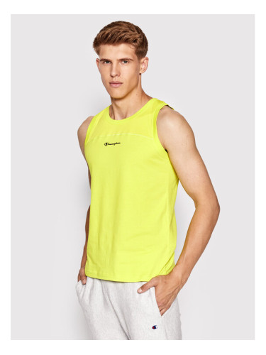 Champion Мъжки топ 217134 Жълт Athletic Fit