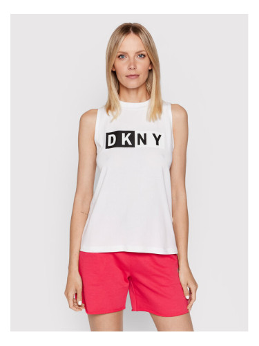 DKNY Sport топ DP8T5892 Бял Regular Fit