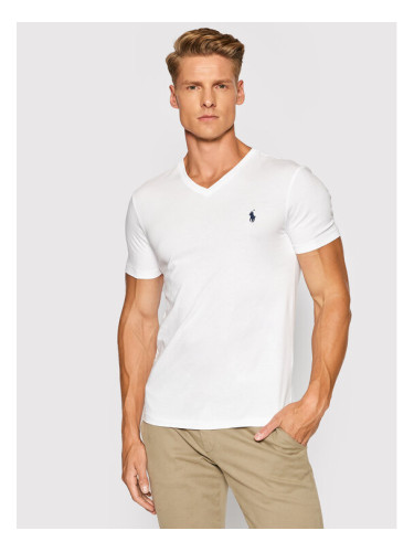 Polo Ralph Lauren Тишърт 710671453008 Бял Slim Fit