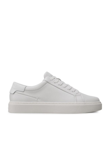 Calvin Klein Сникърси Low Top Lace Up Lth Sm HM0HM01018 Бял