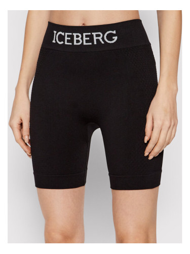 Iceberg Къс клин 22EI2P0DA216303 Черен Slim Fit