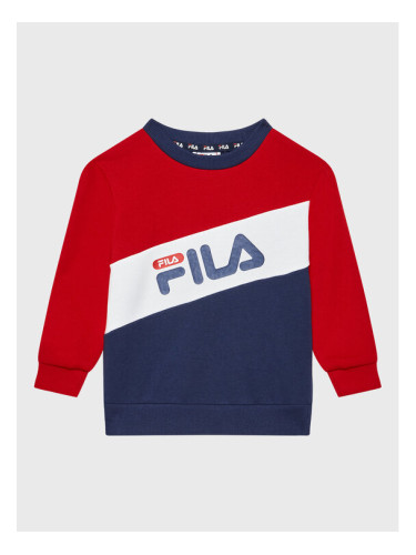 Fila Суитшърт Canciatti FAK0197 Тъмносин Regular Fit