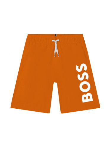 Boss Плувни шорти J24846 S Оранжев Regular Fit