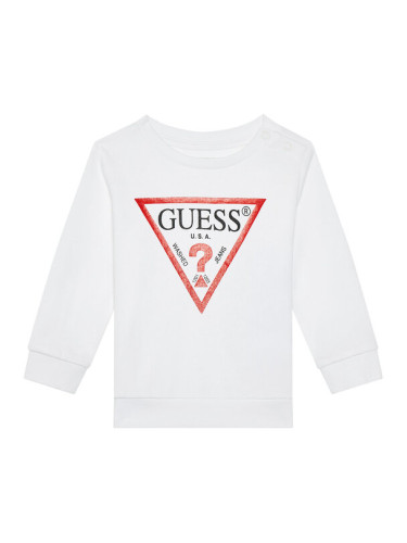 Guess Суитшърт L73Q09 KAUG0 Бял Regular Fit