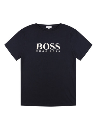 Boss Тишърт J25P13 D Тъмносин Regular Fit