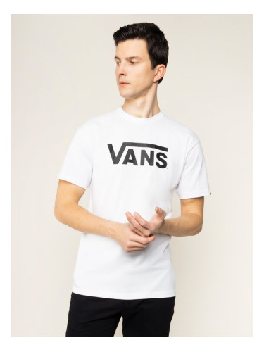 Vans Тишърт Classic VN000GGGYB21 Бял Classic Fit