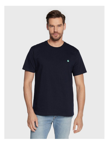 United Colors Of Benetton Тишърт 3MI5J1AF7 Тъмносин Regular Fit