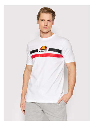 Ellesse Тишърт Aprel SHM06453 Бял Regular Fit