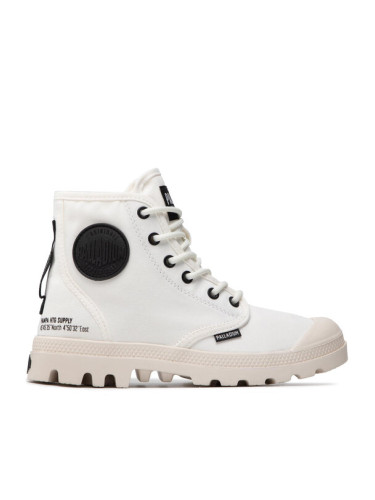 Palladium Туристически oбувки Pampa Hi Htg Supply 77356-116-M Бял