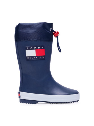 Tommy Hilfiger Гумени ботуши Rain Boot T3X6-30766-0047 M Тъмносин