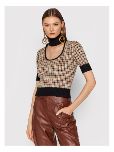 Pinko Поло Radiante 2 Al21-22 BLK01 1G16S7 Y7HE Бежов Regular Fit