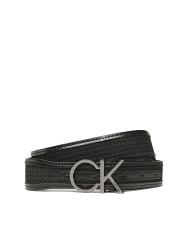 Calvin Klein Дамски колан Re-Lock Insert 3 Cm Perf Belt K60K610497 Черен