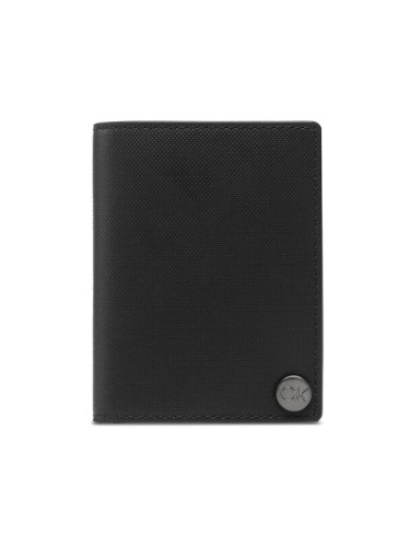 Calvin Klein Калъф за кредитни карти Ck Clean Pq Covered Card Holder K50K510298 Черен