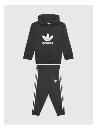 adidas Анцуг adicolor H25218 Черен Regular Fit