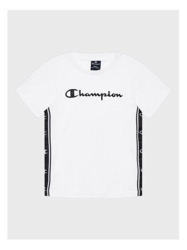 Champion Тишърт 306329 Бял Regular Fit