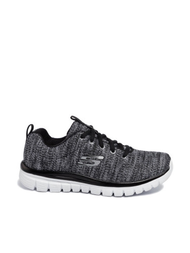 Skechers Сникърси Twisted Fortune 12614/BKW Сив