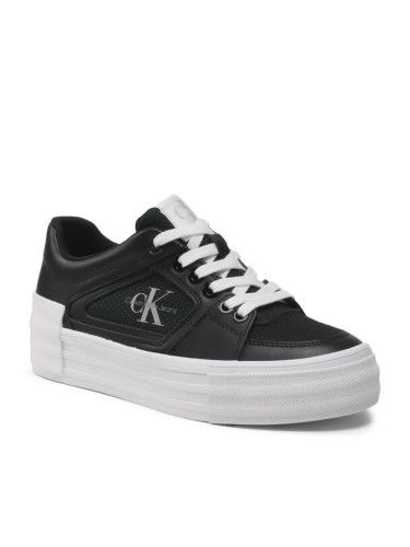 Calvin Klein Jeans Сникърси Vulc Flatform Bold Fluo Contr YW0YW00904 Черен