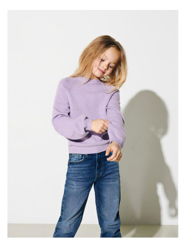 Kids ONLY Пуловер Lesley 15246166 Виолетов Regular Fit