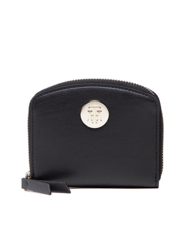 Tommy Hilfiger Малък дамски портфейл Th Chic Med Wallet AW0AW13654 Черен
