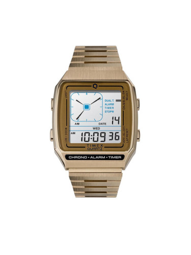 Timex Часовник TW2U72500 Златист