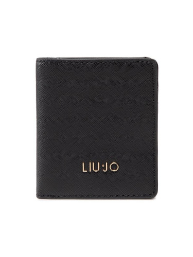 Liu Jo Малък дамски портфейл Ecs Xs Bifold NF2216 E0087 Черен