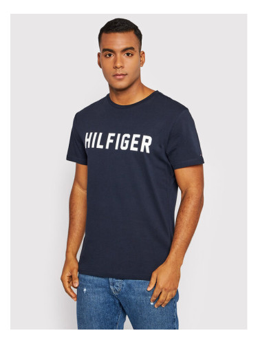 Tommy Hilfiger Тишърт Ss Tee UM0UM02011 Тъмносин Regular Fit