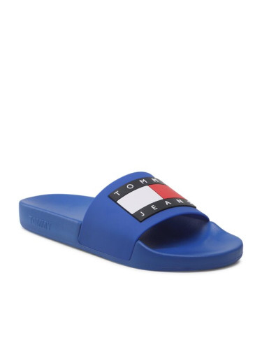 Tommy Jeans Чехли Tommy Jeans Pool Slide Ess EM0EM01191 Син