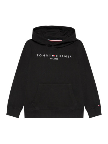 Tommy Hilfiger Суитшърт Essential Hoody KS0KS00213 Черен Regular Fit