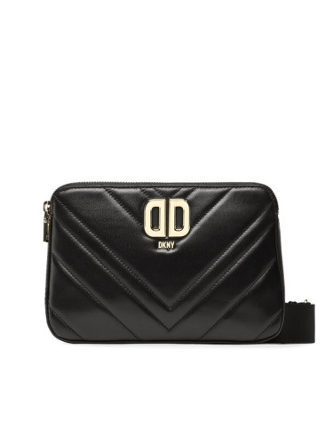 DKNY Дамска чанта Delphine Dbl Zip Cbo R23EBG29 Черен