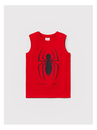 OVS топ SPIDER-MAN 1499384 Червен Regular Fit