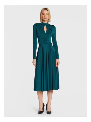 Nissa Коктейлна рокля RS13457 Зелен Regular Fit
