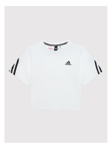 adidas Тишърт Pride HC4452 Черен Regular Fit