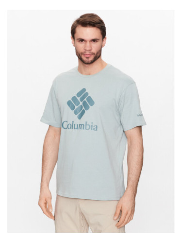 Columbia Тишърт Pacific Crossing™ II Graphic 2036472 Зелен Regular Fit