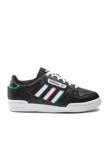 adidas Сникърси Continental 80 Stripes J GW6643 Черен