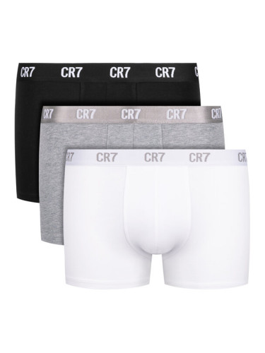 Cristiano Ronaldo CR7 Комплект 3 чифта боксерки Basic Trunk 3Pack 8100-49-633 Цветен