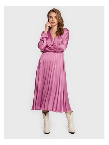 Comma Коктейлна рокля 2122100 Розов Regular Fit
