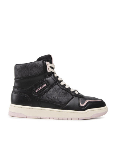 Coach Сникърси Hi Top Coated Canvas CD304 Черен