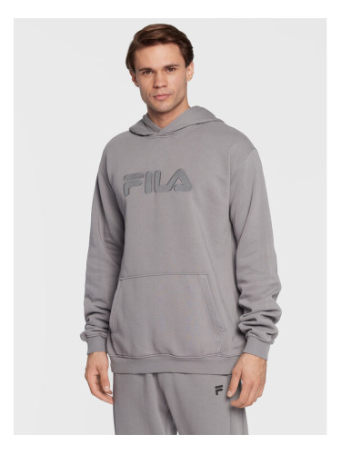 Fila Суитшърт Bischkek FAM0277 Сив Regular Fit