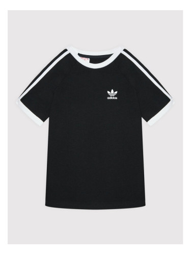 adidas Тишърт 3-Stripe H35545 Черен Regular Fit