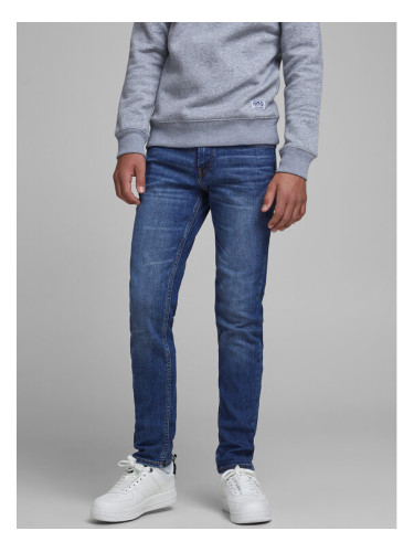 Jack&Jones Junior Дънки Glenn 12181893 Син Slim Fit