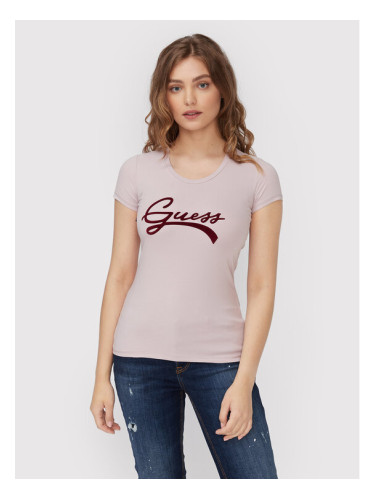 Guess Тишърт W2BI66 J1311 Виолетов Regular Fit