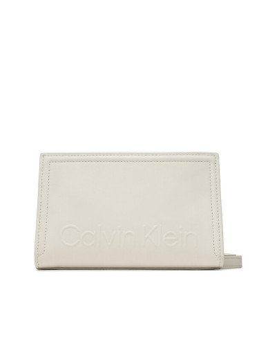 Calvin Klein Дамска чанта Minimal Hardware Crossbody K60K609846 Бежов