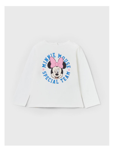 OVS Блуза DISNEY 1613449 Бял Regular Fit