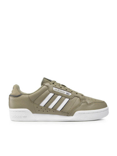 adidas Сникърси Continental 80 Stripes GZ6264 Зелен