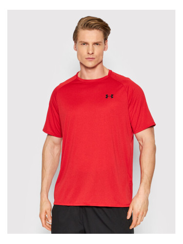 Under Armour Тениска от техническо трико Tech™ 2.0 1345317 Червен Regular Fit